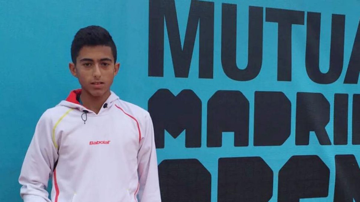 Nicolás Álvarez, durante el torneo de Madrid.-ECB