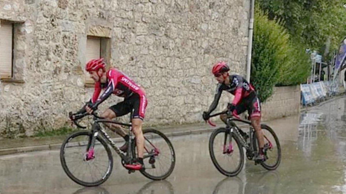 Aitor Hernández e Ismael Esteban durante la prueba de Fresno.-I. M. R.