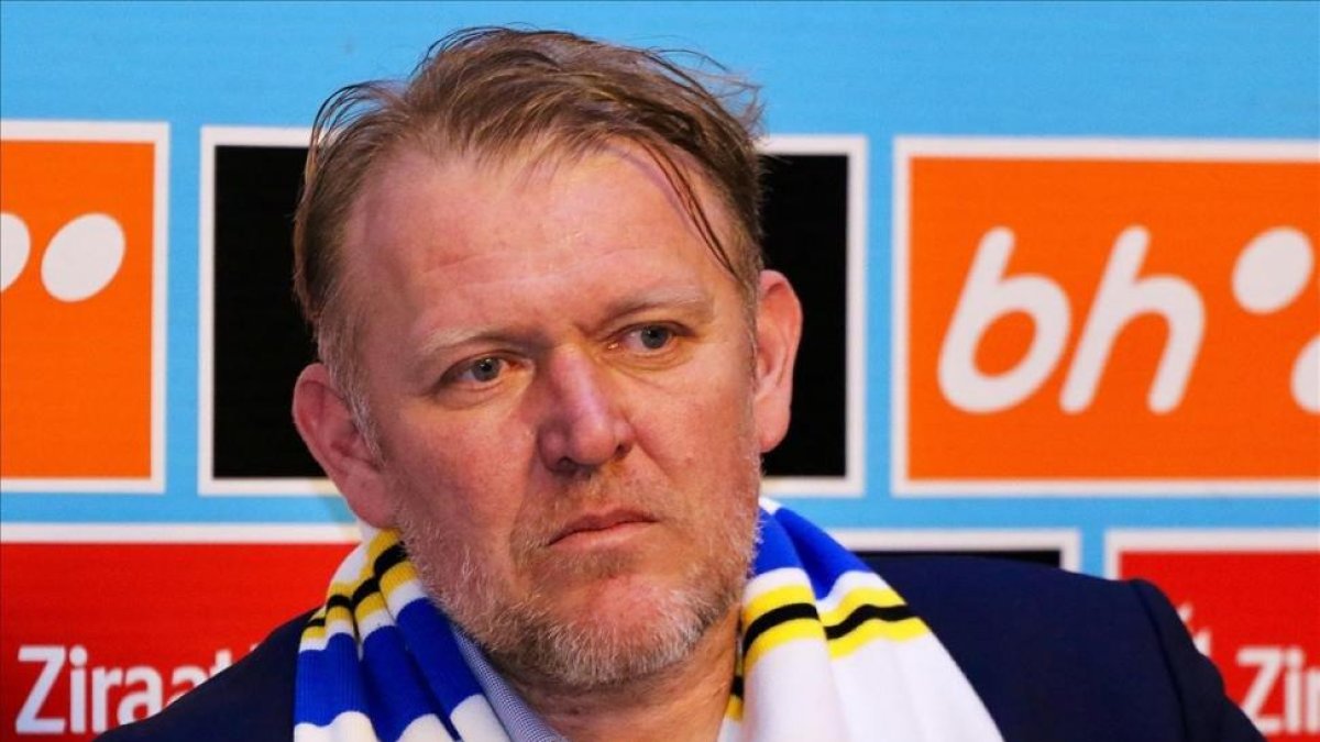 Prosinecki, el pasado día 6 de enero, en su presentación en Sarajevo como nuevo seleccionador de Bosnia-ELVIS BARUKCIC (AFP)