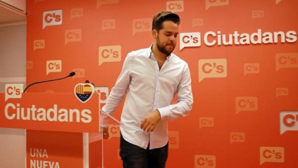 Fernando de Páramo, secretario de comunicación de Ciudadanos.-RICARD CUGAT