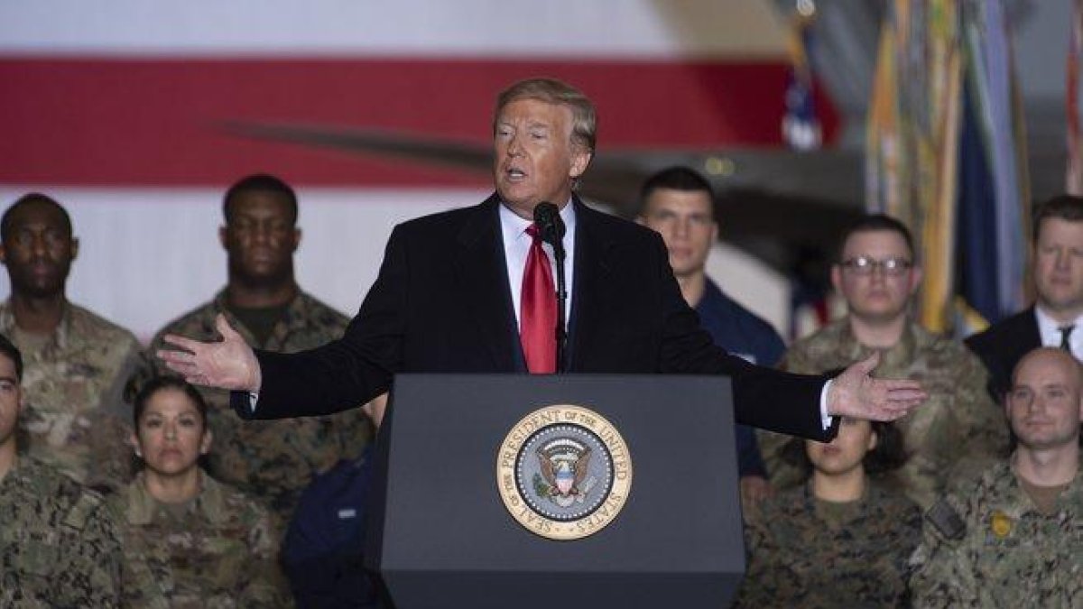 Trump ordenó la creación de la Fuerza Espacial en septiembre de 2018.-AP