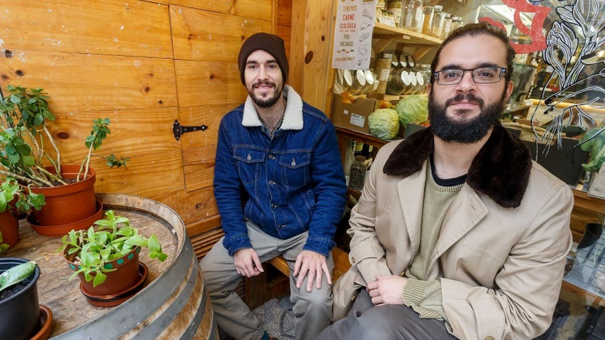 Álvaro Herreros y Rodrigo 'Cachorro' Antón, de El Nido. SANTI OTERO