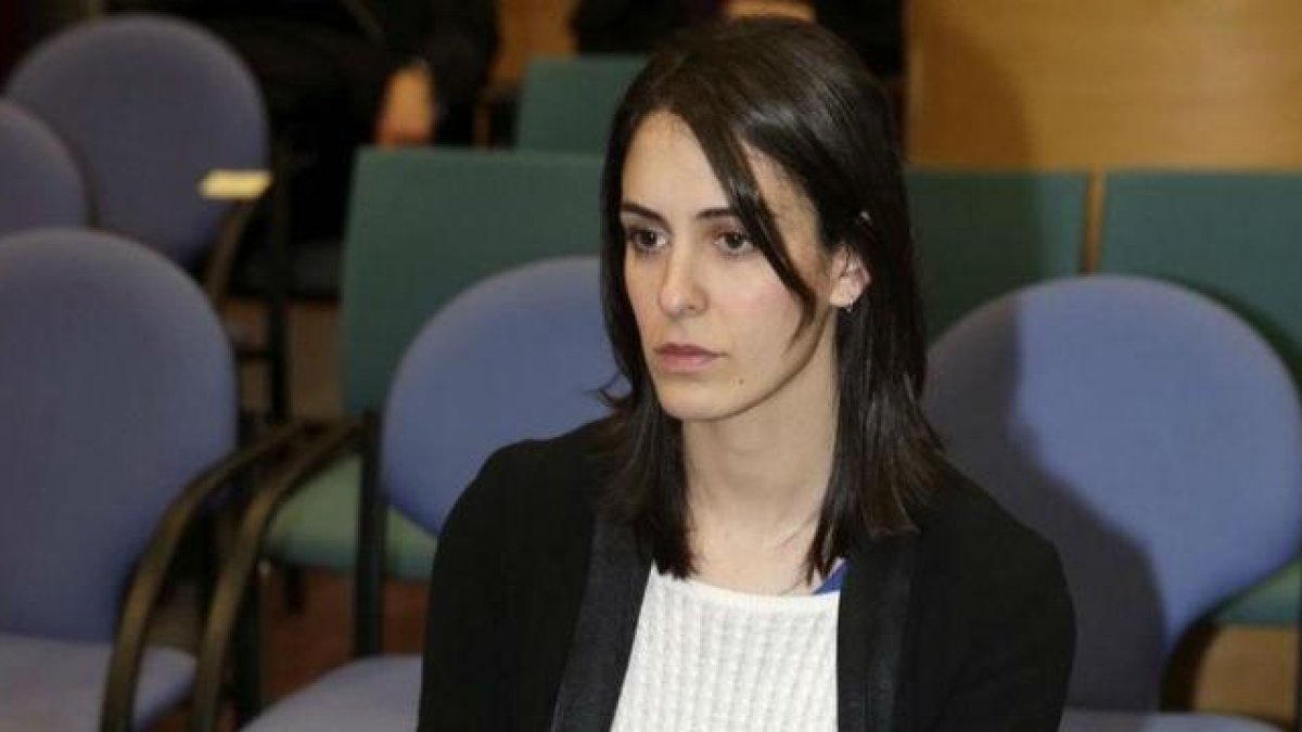 La portavoz del Ayuntamiento de Madrid Rita Maestre, durante el juicio.-EFE / JAVIER LIZÓN