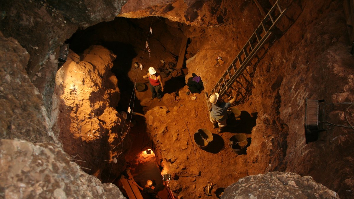Imagen de la cueva de Santa Ana, en Cáceres. ECB