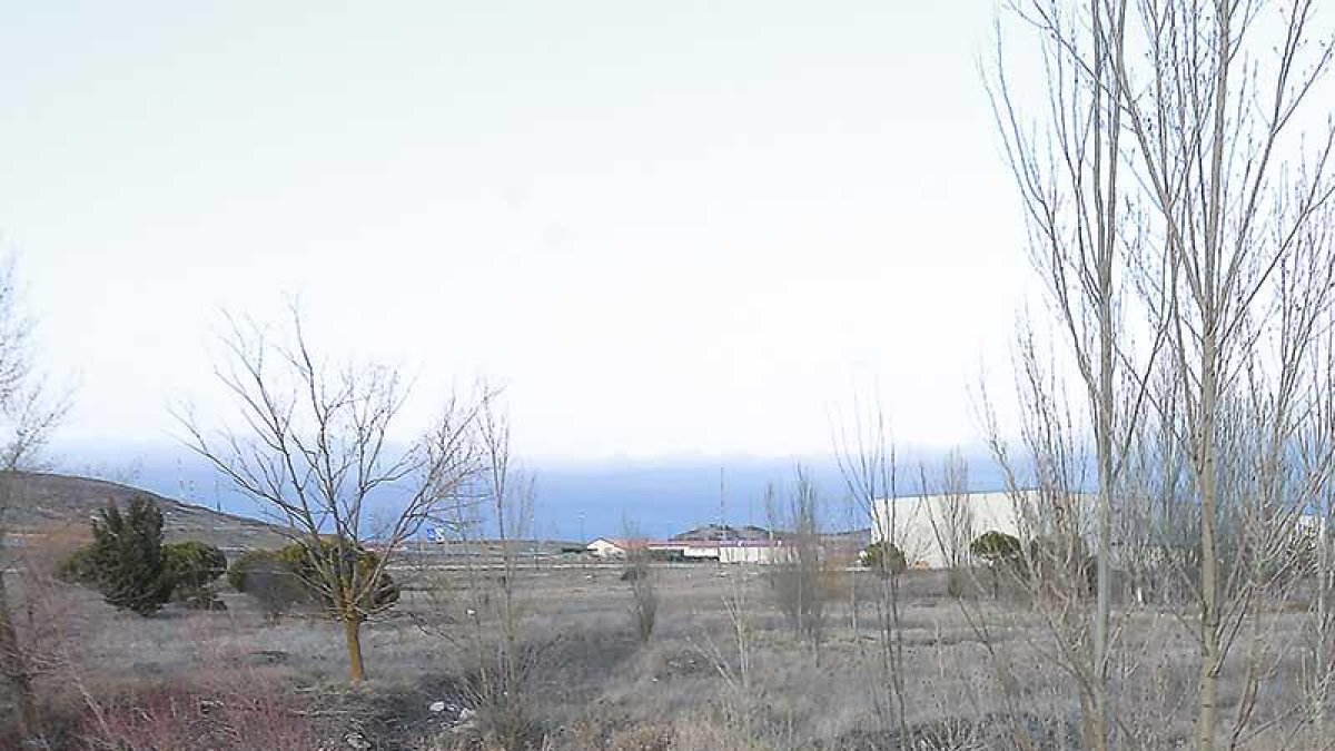 La nave de la firma alemana ocupará esta parcela al norte de la ampliación cuarta de Villalonquéjar.-RAÚL OCHOA