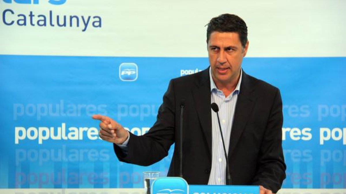 Xavier Garcia Albiol, durante un acto de campaña el 2011.-ACN