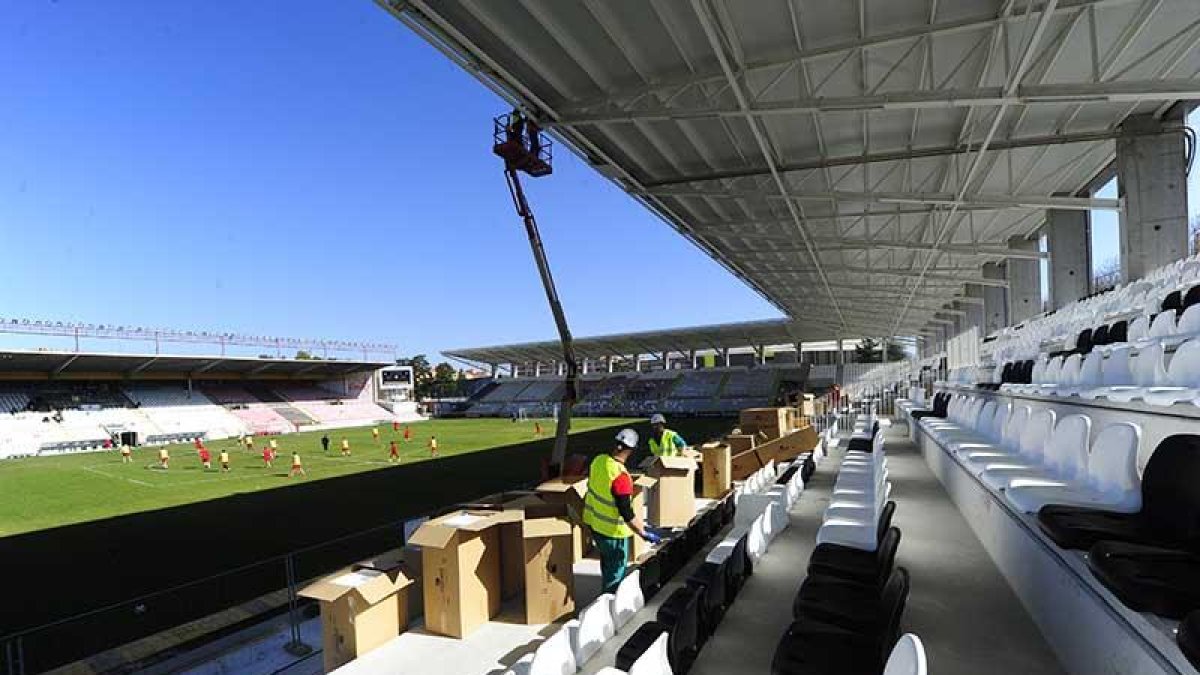 Imagen de la nueva Lateral de El Plantío durante las obras.-ISRAEL L. MURILLO