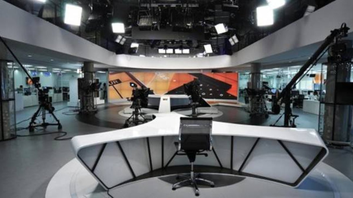 Imagen del plató de Informativos de Antena 3, en San Sebastián de los Reyes (Madrid).-