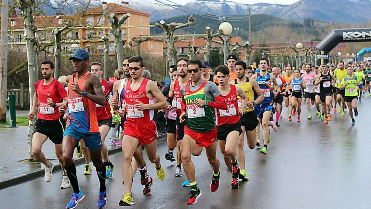 Un momento de la prueba absoluta de la XXXVII Carrera de San José-Dani Fernández