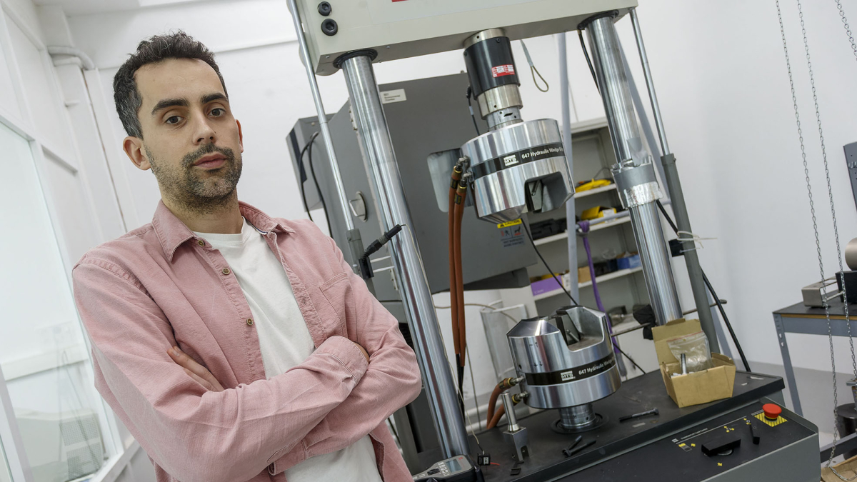 Andrés Díaz es el coordinador del proyecto Hydrostress. SANTI OTERO