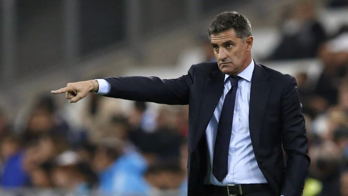 El entrenador del Málaga, José Miguel González Míchel-EL PERIÓDICO