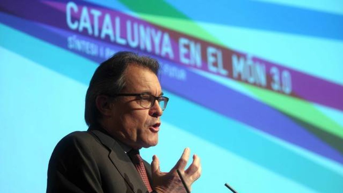 Artur Mas durante el acto de clausura de los actos del Tricentenario.-Foto: MARTA PÉREZ / EFE