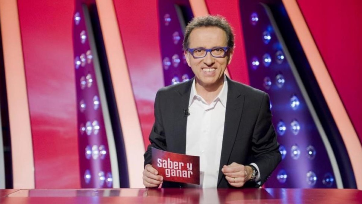 Jordi Hurtado, presentador del concurso cultural de La 2 'Saber y ganar'.-