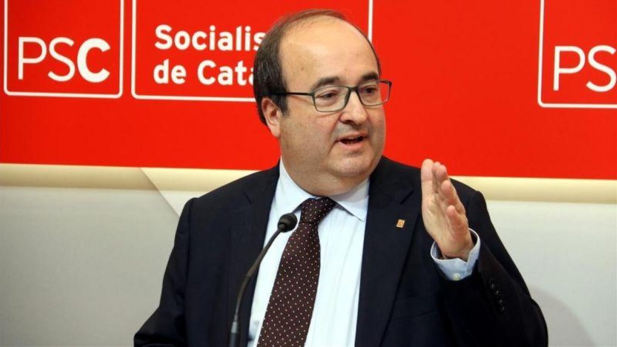 Miquel Iceta, primer secretario del PSC.-ACN / JORDI BATALLER