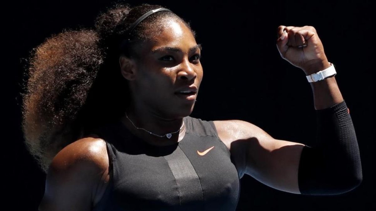 Serena Williams celebra un punto en un partido.-/ AFP / DIATA ALANGKARA
