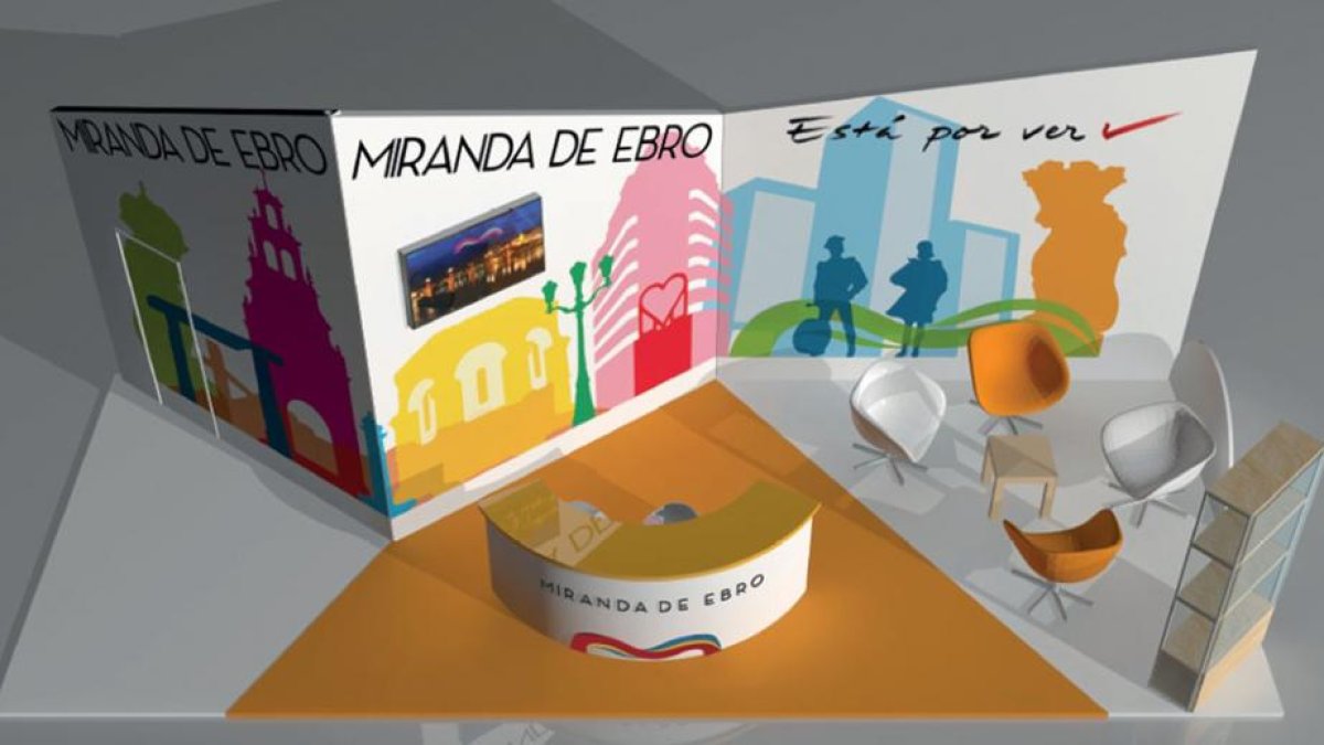 Simulación del Stand de Miranda en Intur.-E.M.
