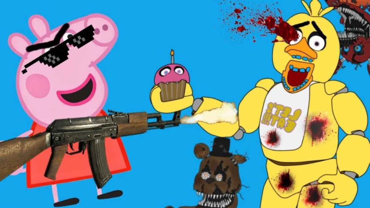 La versión cafre Pepa Pigg creada por el 'youtuber' Manzelot.-YOUTUBE