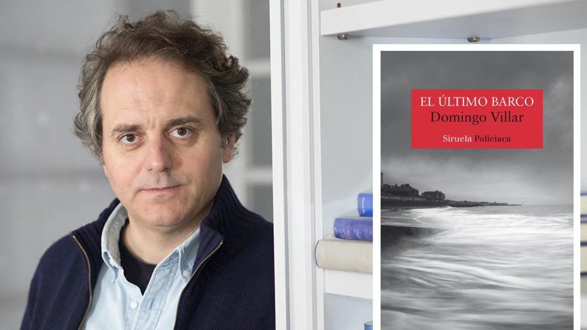 Domingo Villar presentará este martes en Burgos ‘El último barco’, su última y esperada novela. JAVI MARTÍNEZ