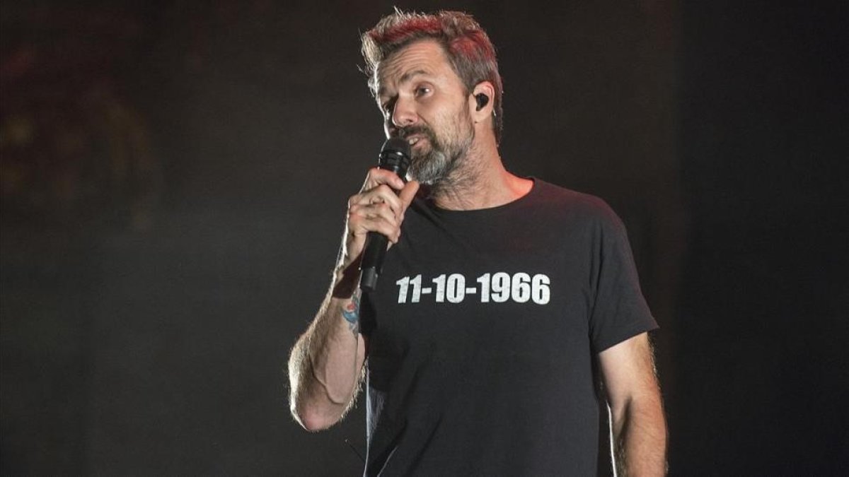 Pau Donés, en un concierto de Jarabe de Palo, en el último festival Mil.leni.-FERRAN SENDRA