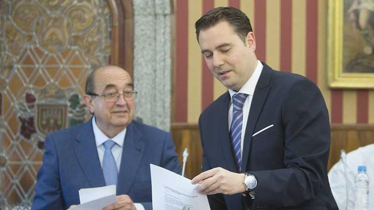 Antonio Fernández Santos y Daniel de la Rosa.-RAÚL G. OCHOA