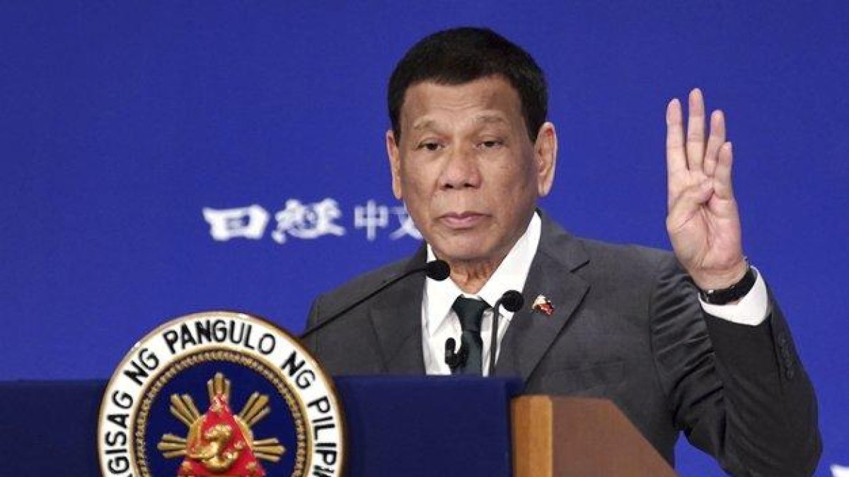 Rodrigo Duterte, presidente de Filipinas.-AP