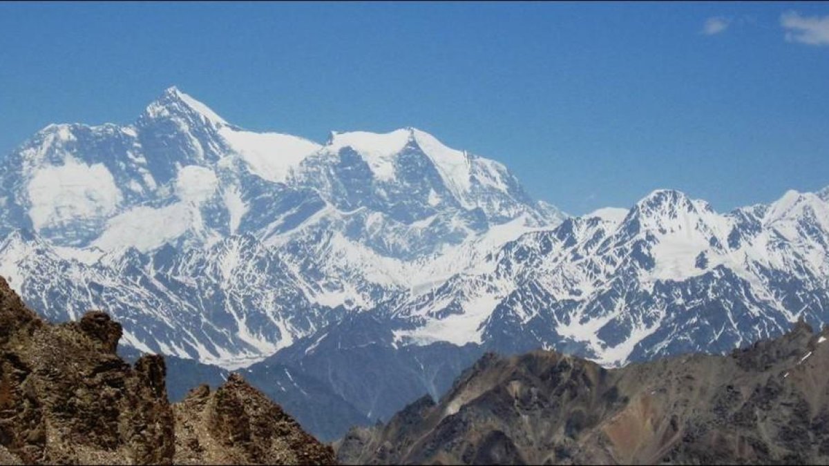 El pico Ismail Samani.-