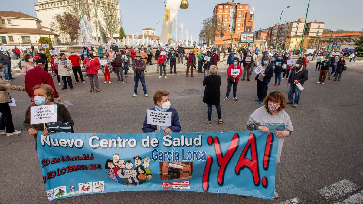 Manifestación por el nuevo centro de salud de García Lorca. SANTI OTERO