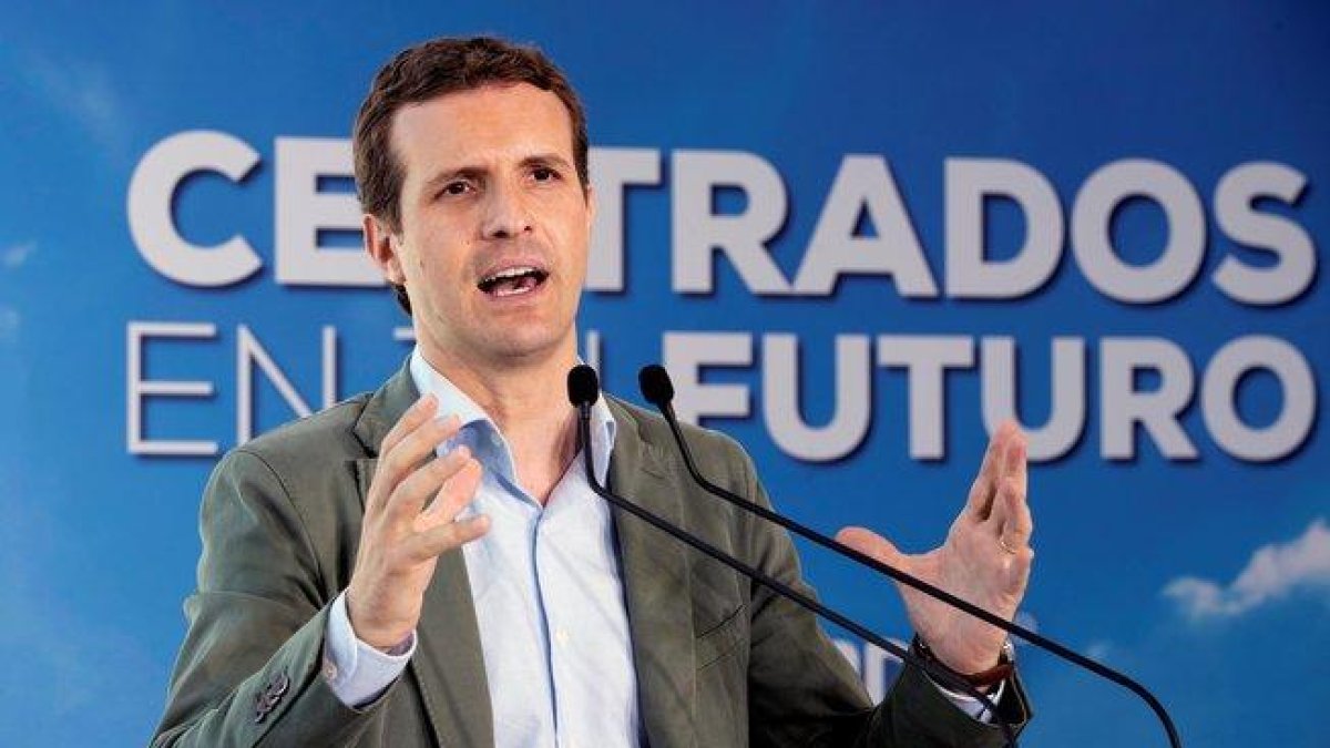 El presidente del PP, Pablo Casado.-MARCIAL GUILLÉN (EFE)
