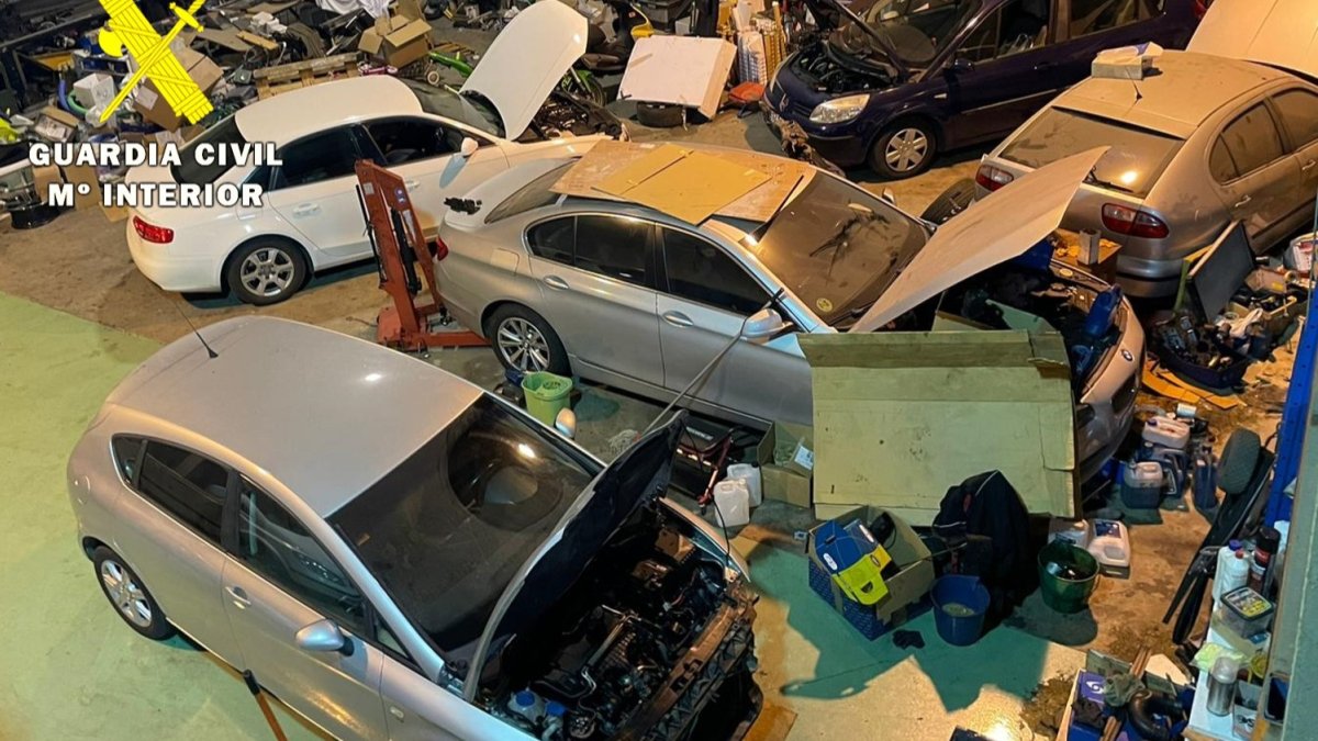 Imagen de uno de los talleres. GUARDIA CIVIL