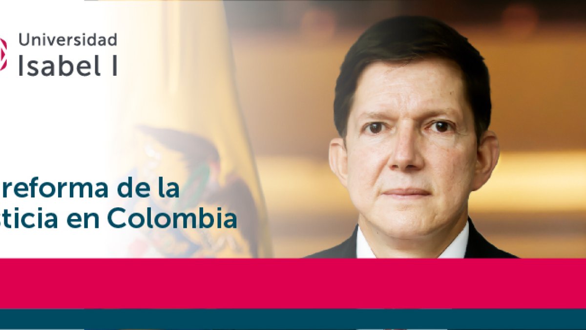 Wilson Ruiz Orejuela, ministro de Justicia de Colombia, participa en una webimar. ECB