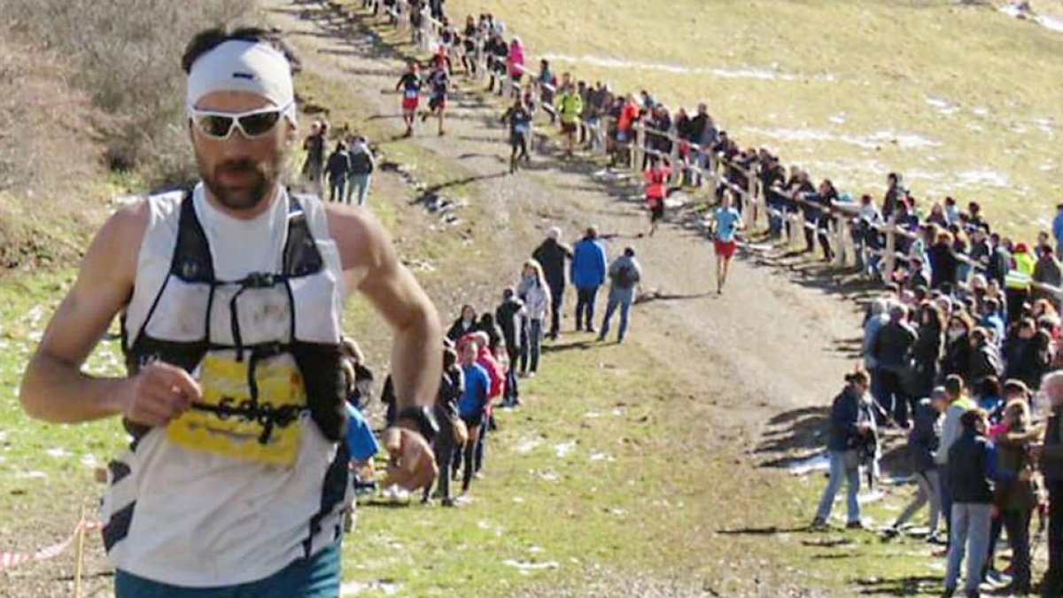 Luis Hernando en acción en la carrera francesa-ECB
