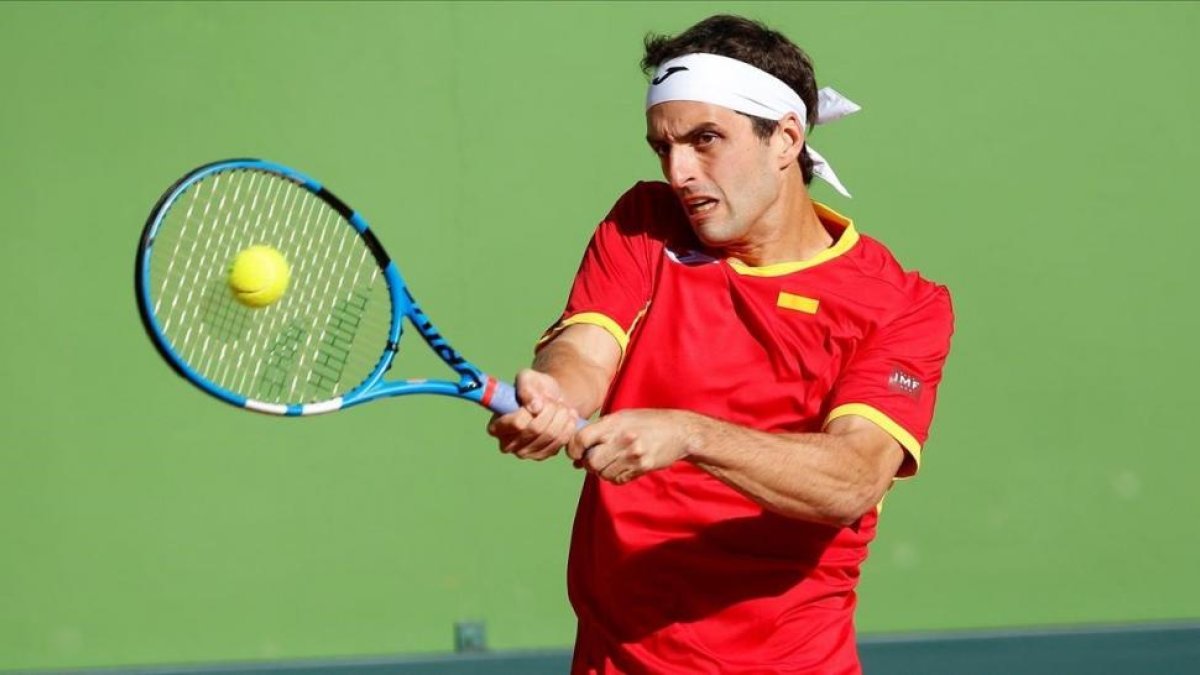 Albert Ramos, en acción.-CARLOS DÍAZ