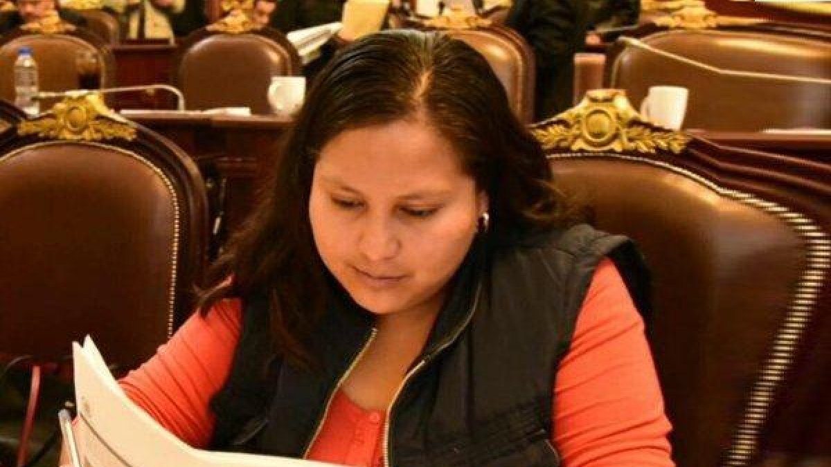 Tras el atentado, la senadora condenó totalmente el acto violento e intimidatorio que sufrió en su oficina.-FACEBOOK