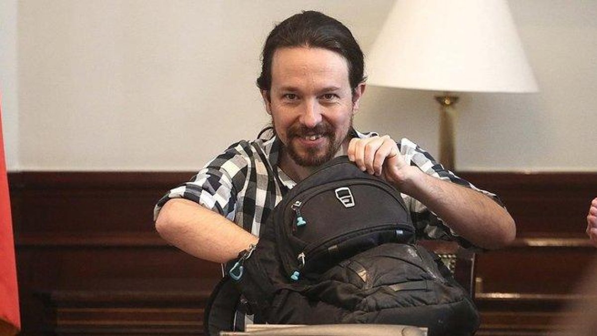 El secretario general de Podemos, Pablo Iglesias.-DAVID CASTRO
