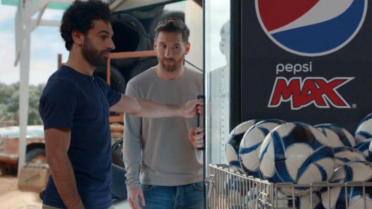Anuncio de Leo Messi y Mohamed Salah para Pepsi Max.-EL PERIÓDICO