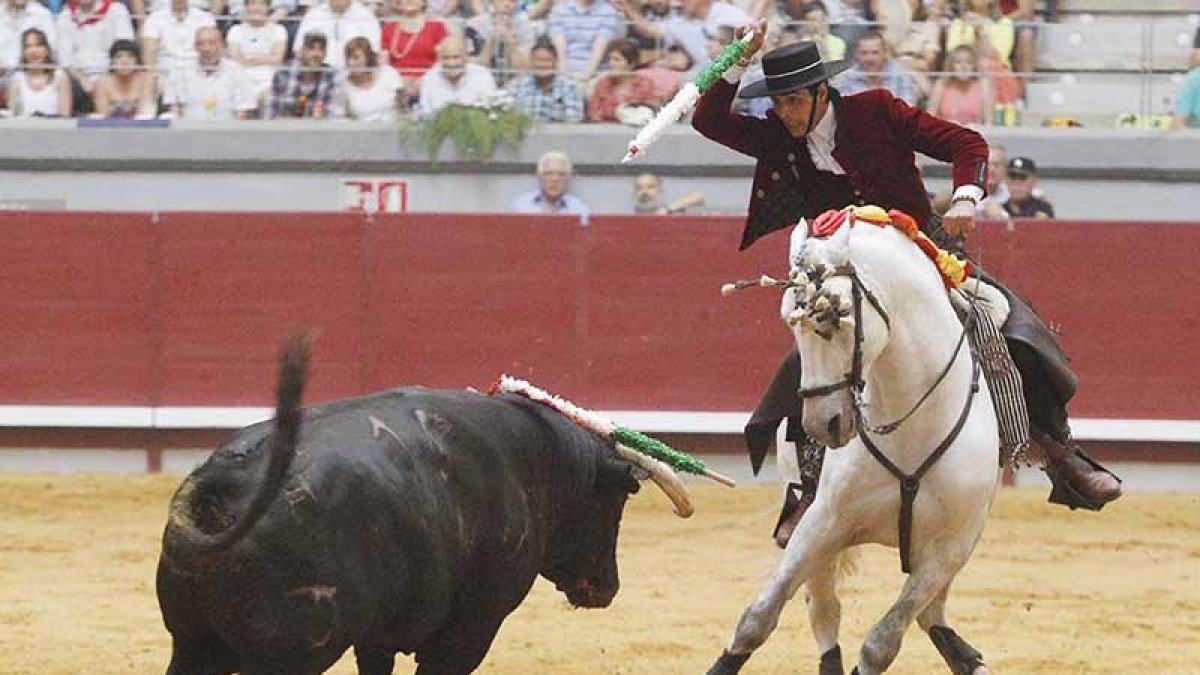 Borjas en una de sus comparecencias anteriores en el Coliseum.-S. OTERO