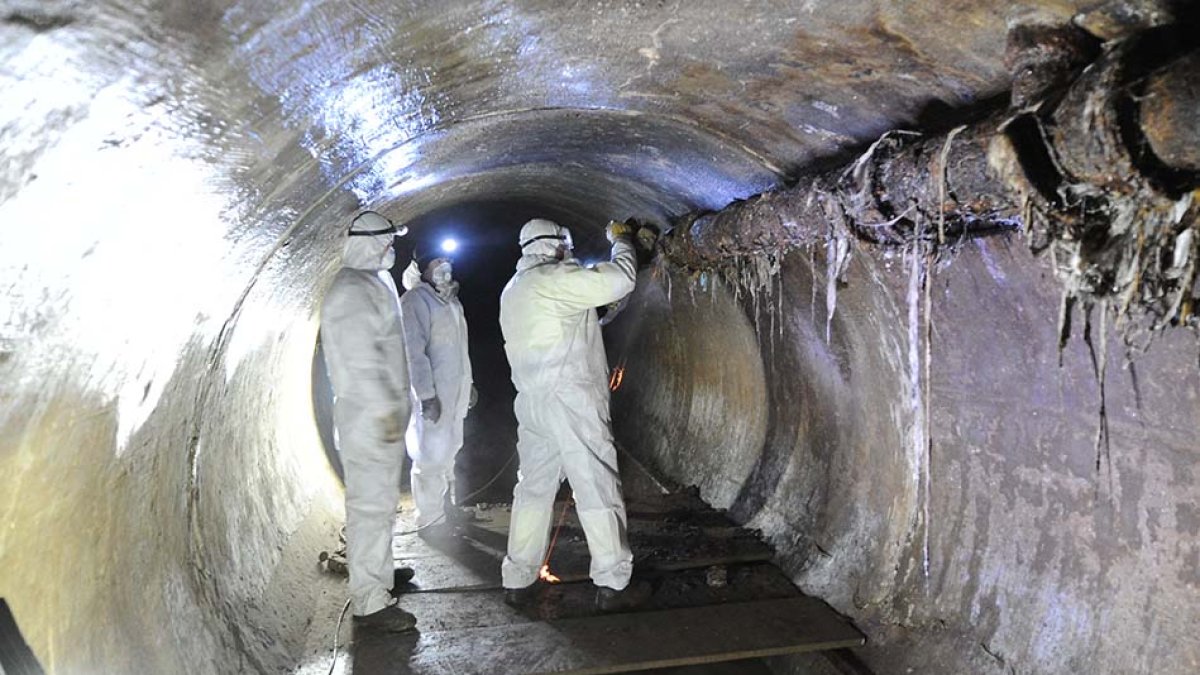 La red de alcantarillado se ha organizado en torno a nueve sectores y dos niveles. ISRAEL L. MURILLO