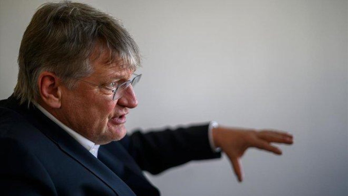 El copresidente de AfD Jörg Meuthen, en una imagen de archivo.-JOHN MACDOUGALL (AFP)
