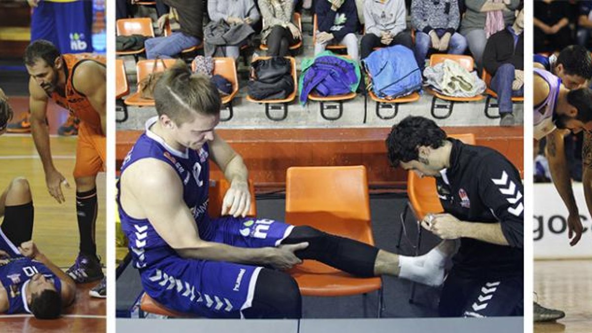 Maresch, Peciukevicius y Sinica se duelen en tres momentos de la temporada.-MGC / SANTI OTERO