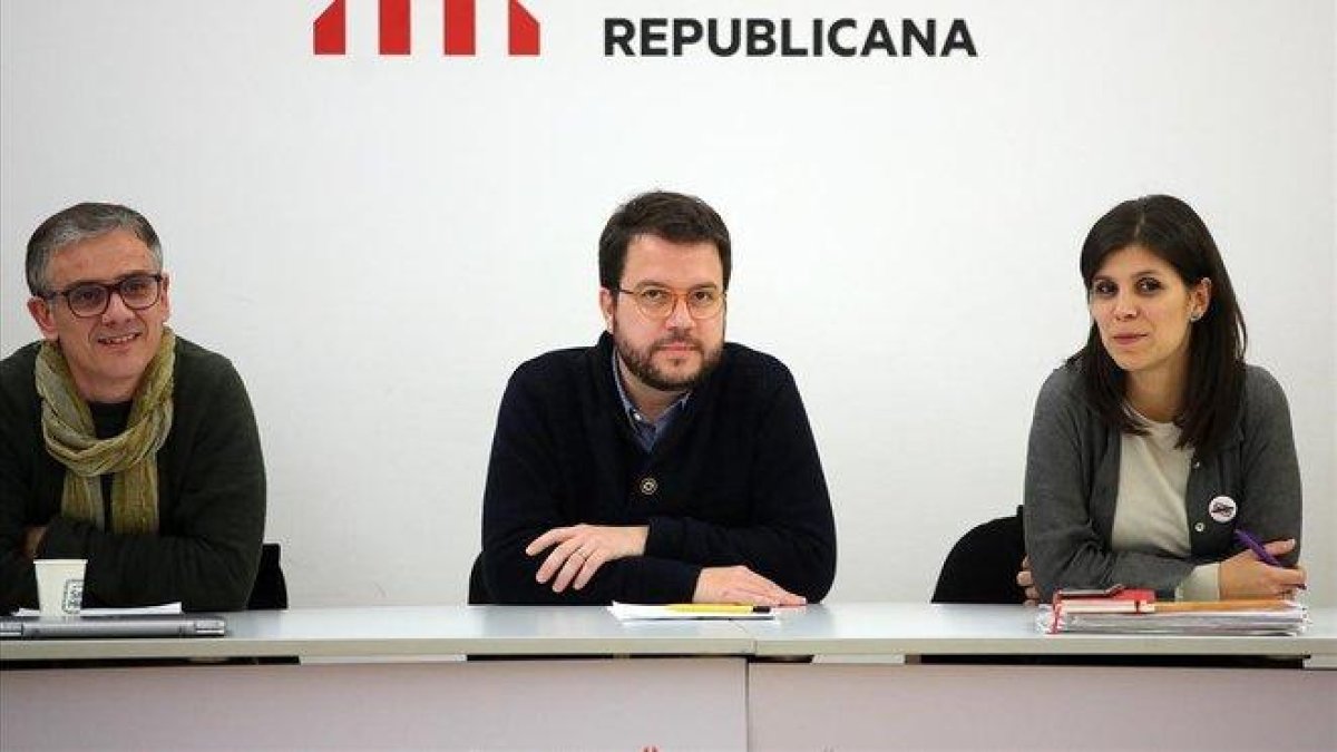 Pere Aragonès y Marta Vilalta, coordinadores generales de ERC-RICARD CUGAT