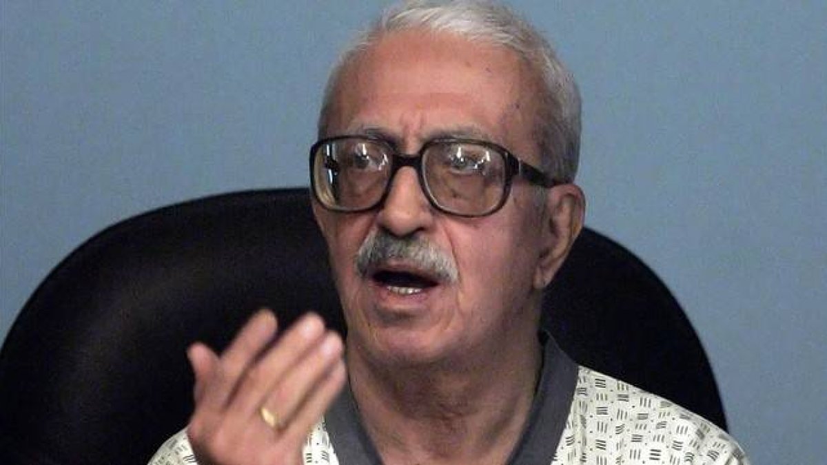 Tarek Aziz, en una imagen de archivo, en el juicio contra Sadam, el 24 de mayo del 2006.-Foto: AFP / MARCO DI LAURO