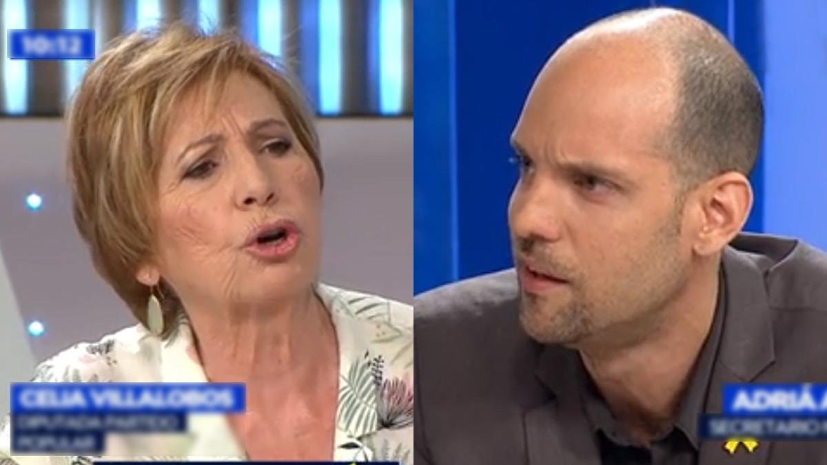 Celia Villalobos y Oriol Alsina-EL PERIÓDICO