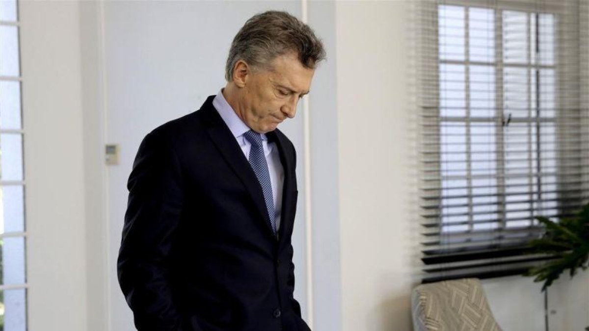 El presidente argentino, Mauricio Macri.-AFP / NATACHA PISARENKO