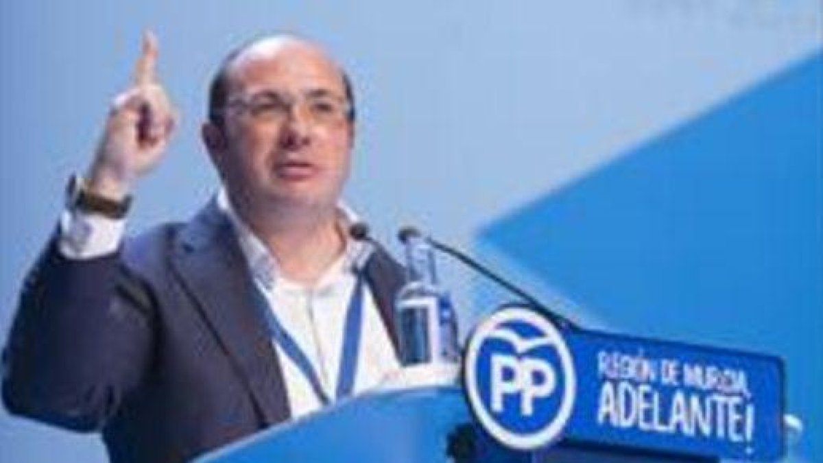 El expresidente de Murcia Pedro Antonio Sánchez.-