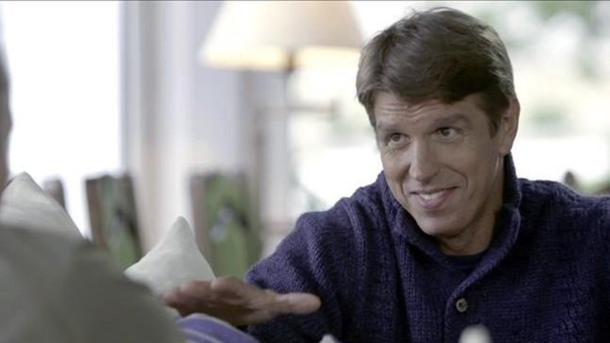 Manuel Diaz, 'El Cordobes' recibe en su finca de Sevilla a Bertin Osborne  en el programa de televisión 'En la tuya o en la mia'.-