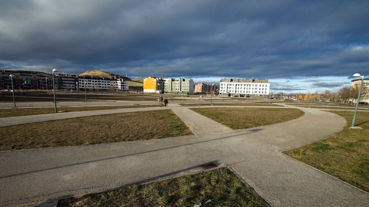 El conocido como parque de los ocho, en Fuentecillas, posible ubicación de las barracas. TOMÁS ALONSO