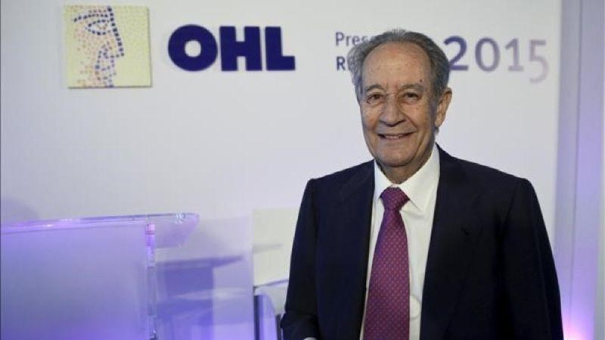 El dueño del grupo OHL, Juan Miguel Villar Mir.-ANDREA COMAS