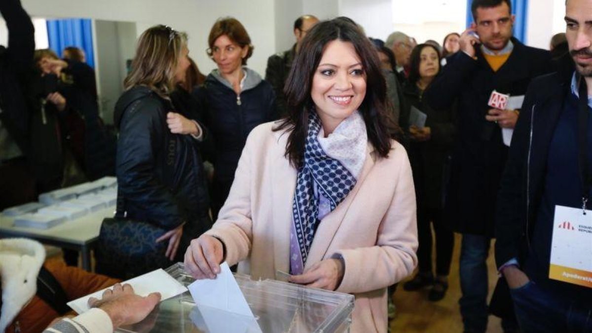 Marcela Topor, esposa de Carles Puigdemont.-JORDI PUNTI (ICONNA)