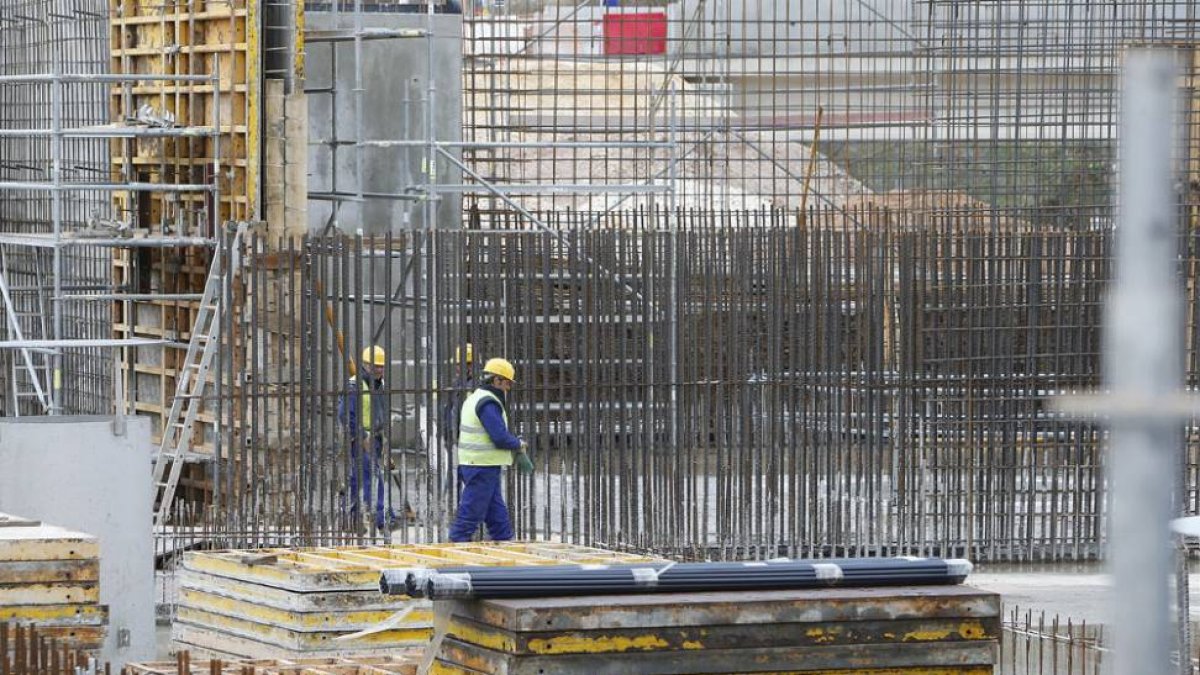El sector de la construcción es uno de los que mejor comportamiento ha tenido este año.-RAÚL G. OCHOA