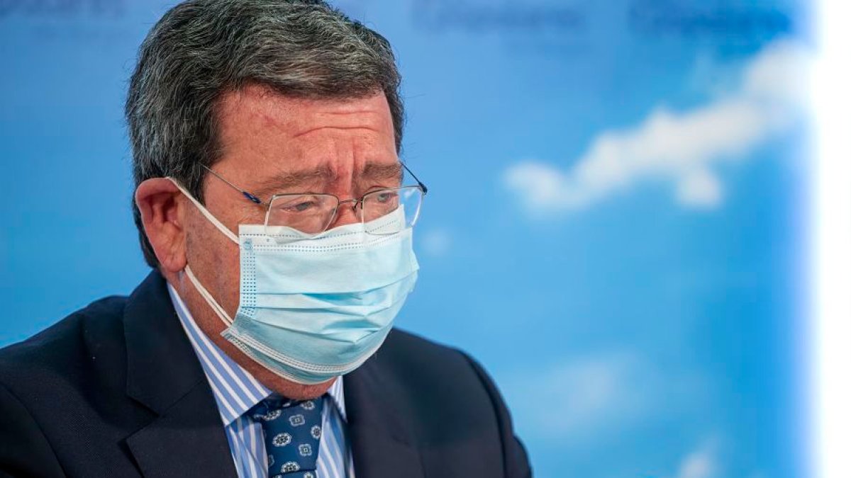 El presidente de la Diputación, César Rico. SANTI OTERO